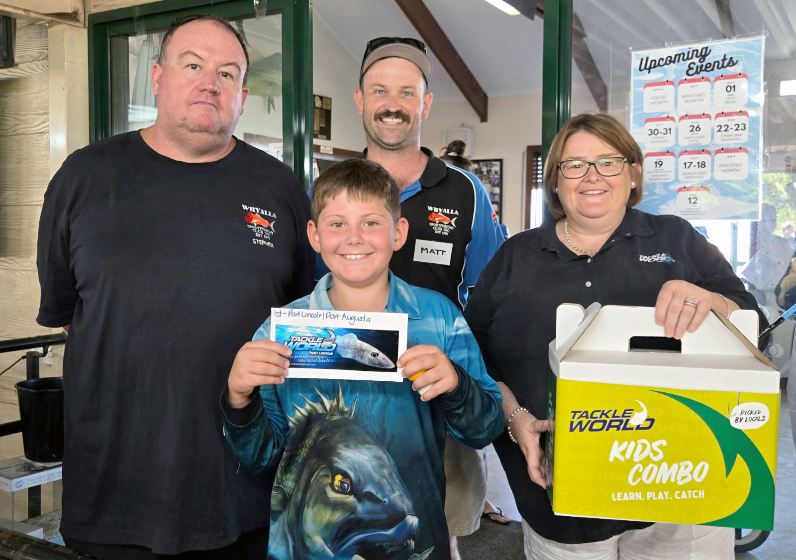 OneSteel casts support for kids crabbing day
