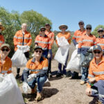 Onesteel crew steps up for National clean-up day