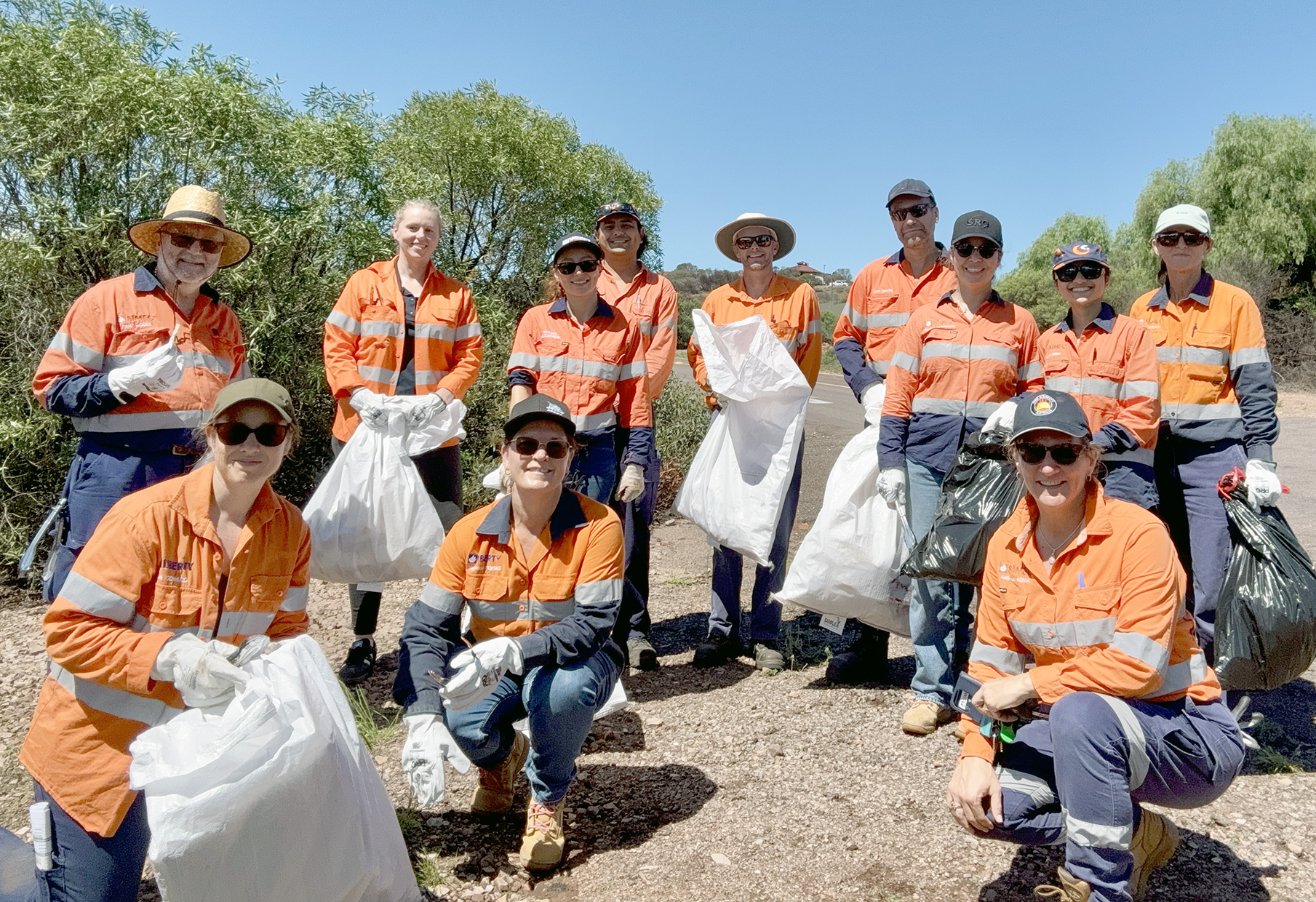 Onesteel crew steps up for National clean-up day